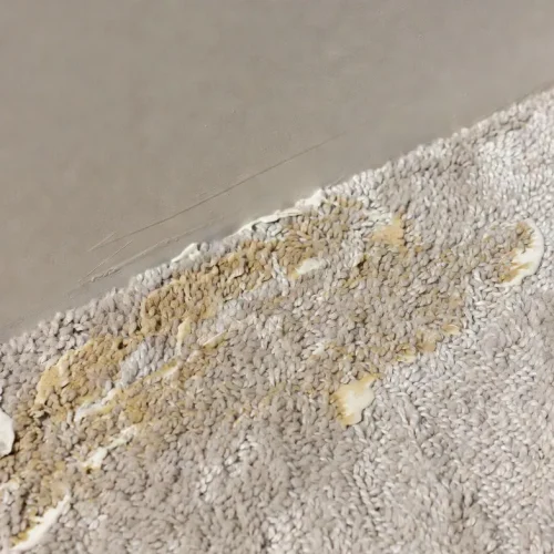 پاک کردن چسب از روی موکت