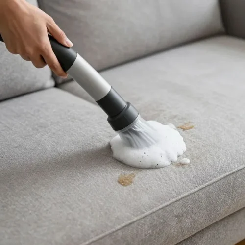 پاک کردن لکه چربی از روی مبل